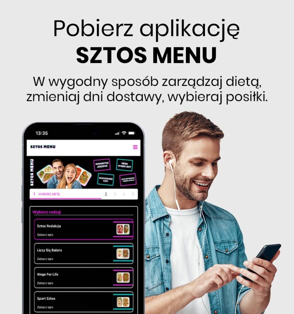 sztos menu - aplikacja mobilna